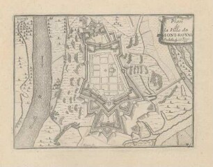 Plan de la Ville de Mont-Royal [bei Traben-Trarbach]