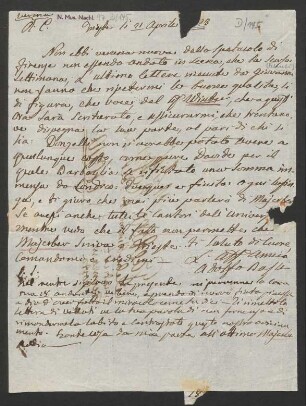 Brief an Gaetano Rossi : 21.04.1823