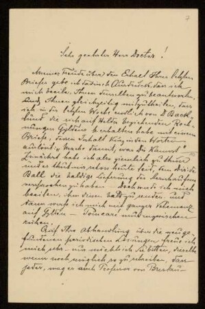 Nr. 7 Brief von Samuel Oppenheim an Karl Schwarzschild. Arnau, 18.5.1898