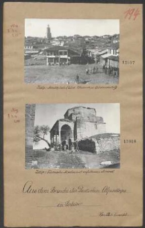 Istip: Türkische Moschee mit zerfallenem Minarett