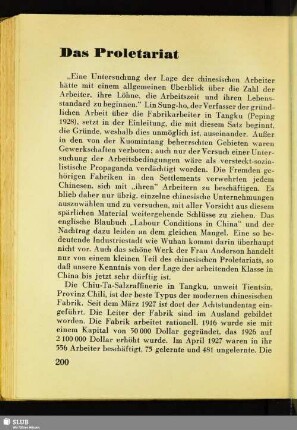 Das Proletariat