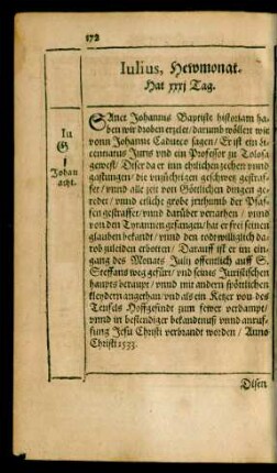 Iulius, Hewmonat/ Hat xxxi Tag.