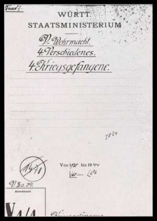 Unterbringung, Beschäftigung, Beaufsichtigung und Heimschaffung von russischen Kriegsgefangenen, Zivilinternierten und Rotgardisten