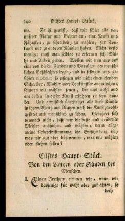 Eilftes Haupt-Stück. Von den Lastern oder Sünden der Menschen