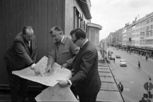 Wiederaufbau der südlichen Kaiserstraßenfront in der Kaiserstraße 175 - 179 a