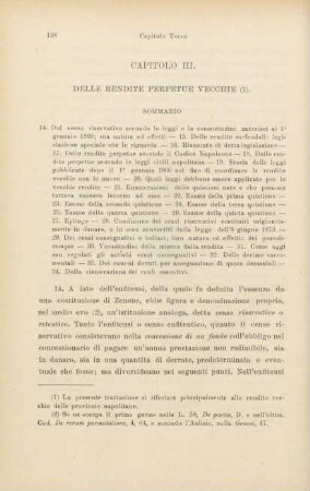 Capitolo III. Delle rendite perpetue vecchie (1)