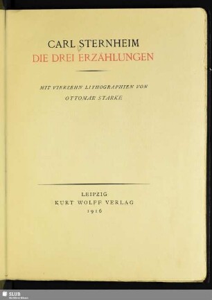 Die drei Erzählungen