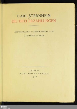 Die drei Erzählungen