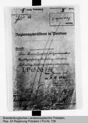 Amtsbezeichnung, Anstellung, Ausrüstung, Bekleidung, Schulung, Versetzung, Besoldung und Versorgung der kommunalen Polizeibeamten. Allgemeines