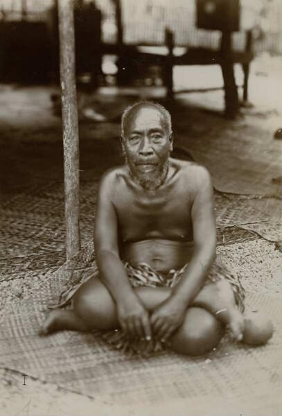 "Chief Jim of Nauru, seated"