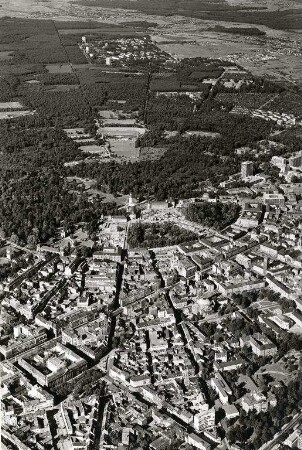 Luftbildaufnahmen von Karlsruhe. Innenstadt - Westliche Innenstadt