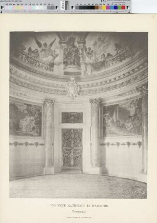 Thurmsaal : das neue Rathhaus in Hamburg