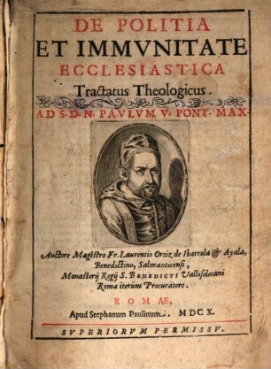De politia et immunitate ecclesiastica