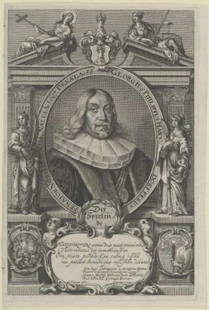 Bildnis des Georgius Philippus Harsdörfferus