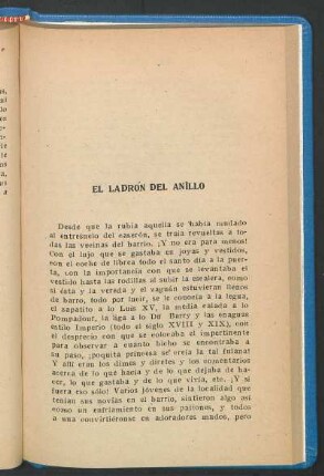El ladrón del anillo