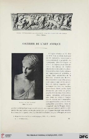 4. Pér. 1.1909: Courrier de l'art antique, [18]