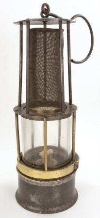 Grubenlampe (Benzinsicherheitslampe, Vor-Ort-Lampe)