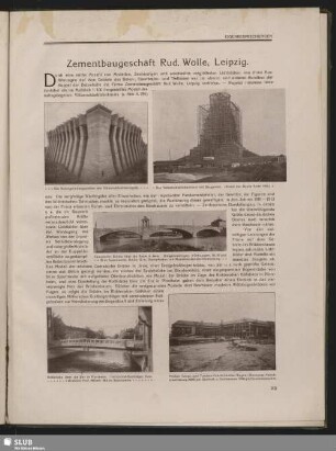 Zementbaugeschäft Rud. Wolle, Leipzig