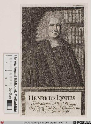 Bildnis Heinrich Lysius