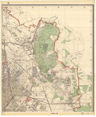 Übersichts-Plan der Stadt Düsseldorf