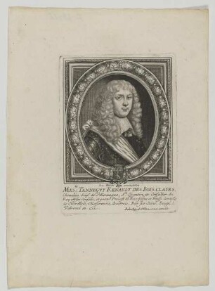 Bildnis des Tanneguy Renault Des Bois-Clairs