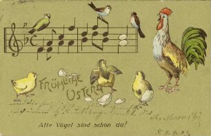 Fröhliche Ostern - Alle Vögel sind schon da!