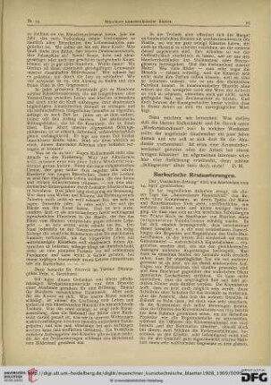 5: Barbarische Restaurierungen