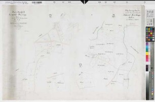 Beerlage (Billerbeck), Rentensache Homoet-Beerlage, Bl. 3 Teilungskarte Beerlage Flur J;Q