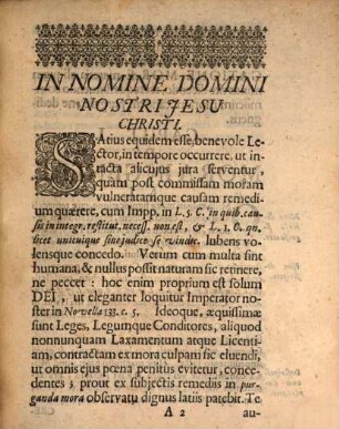 Disputatio Inauguralis Iuridica De Purgatione Morae