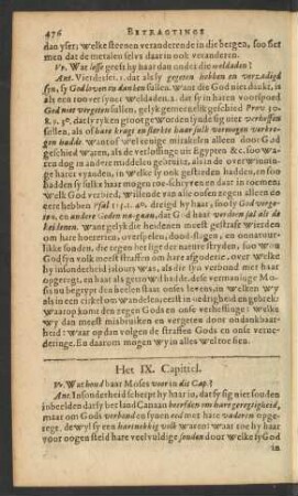 Het IX. Capittel