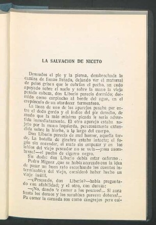 La salvación de Niceto