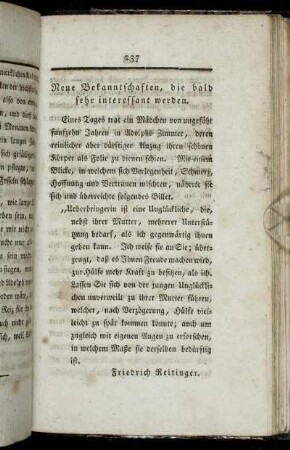 Neue Bekanntschaften, die bald sehr interessant werden.