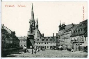Burgstädt. Marktplatz