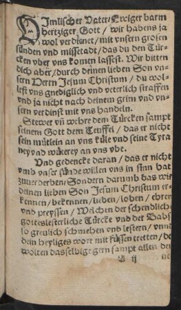Himlischer Vater/ Ewiger barmhertziger Gott ...