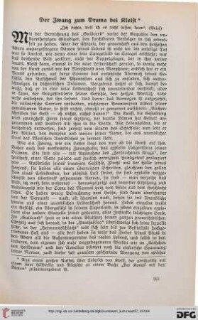 37: Der Zwang zum Drama bei Kleist