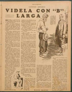 Videla con "B" larga : Cuentos andinos
