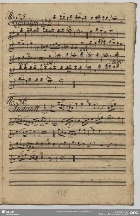 36. Anonymus, Andante, C-Dur