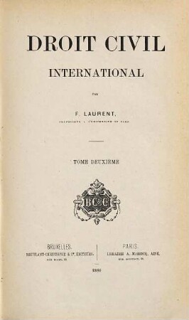 Droit civil international, 2