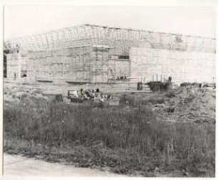 USA Pavillon, Zagreb: Ansicht Pavillon im Bau