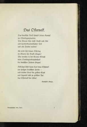 ¬Das¬ Ostervolk
