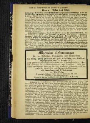 Durch alle Buchhandlungen und Postämter ist zu beziehen