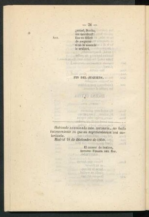 [Nota del censor de teatros]