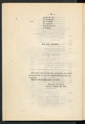 [Nota del censor de teatros]