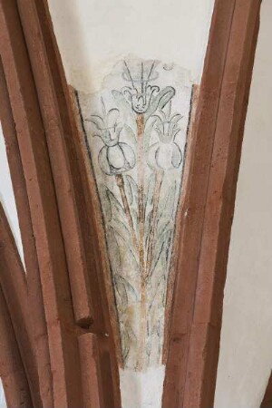 Wandbild mit floraler Darstellung