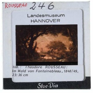 Rousseau, Im Wald von Fontainebleau (Hannover)