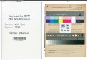 Entnazifizierung Johannes Spicker , geb. 21.07.1900 (Schreiner)