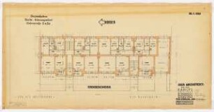 Wohnhausbebauung Orberstraße 3 - 7, Berlin-Wilmersdorf: Orberstraße 3, 3a: Grundriss Erdgeschoss 1:100