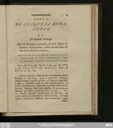 Caput V. De Singulis Hominibus.