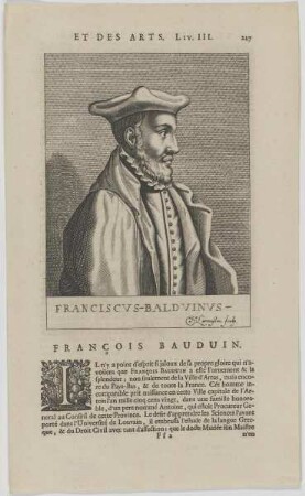 Bildnis des Franciscus Balduinus