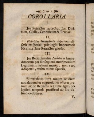 30-32, Corollaria.